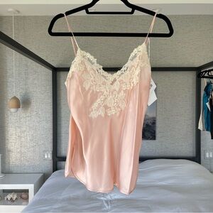 La Perla Maison Silk Pink Camisole Cami Tank NWT
